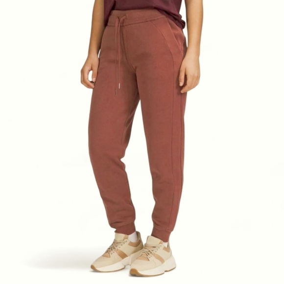 Lululemon Scuba Sweatpants High Rise Fleece Drawstring Jogger in Date Brown Sz 4 - Picture 3 of 14